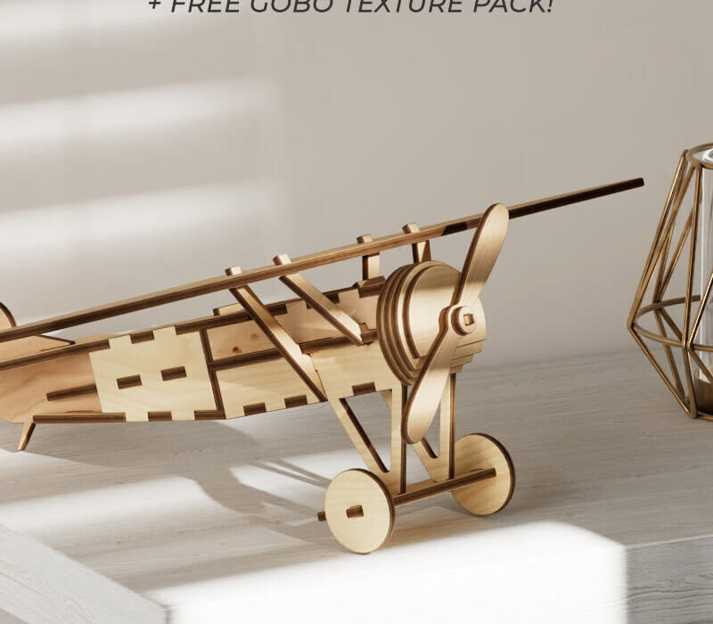 How to use Gobos in Cinema 4D C4D redshift Free