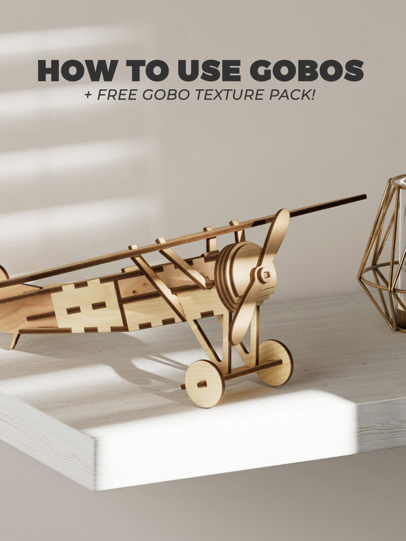 How to use Gobos in Cinema 4D C4D redshift Free