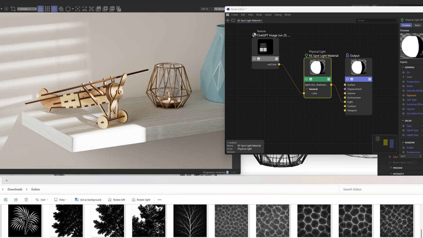 How to Use Gobos in Cinema 4D Redshift Free C4D