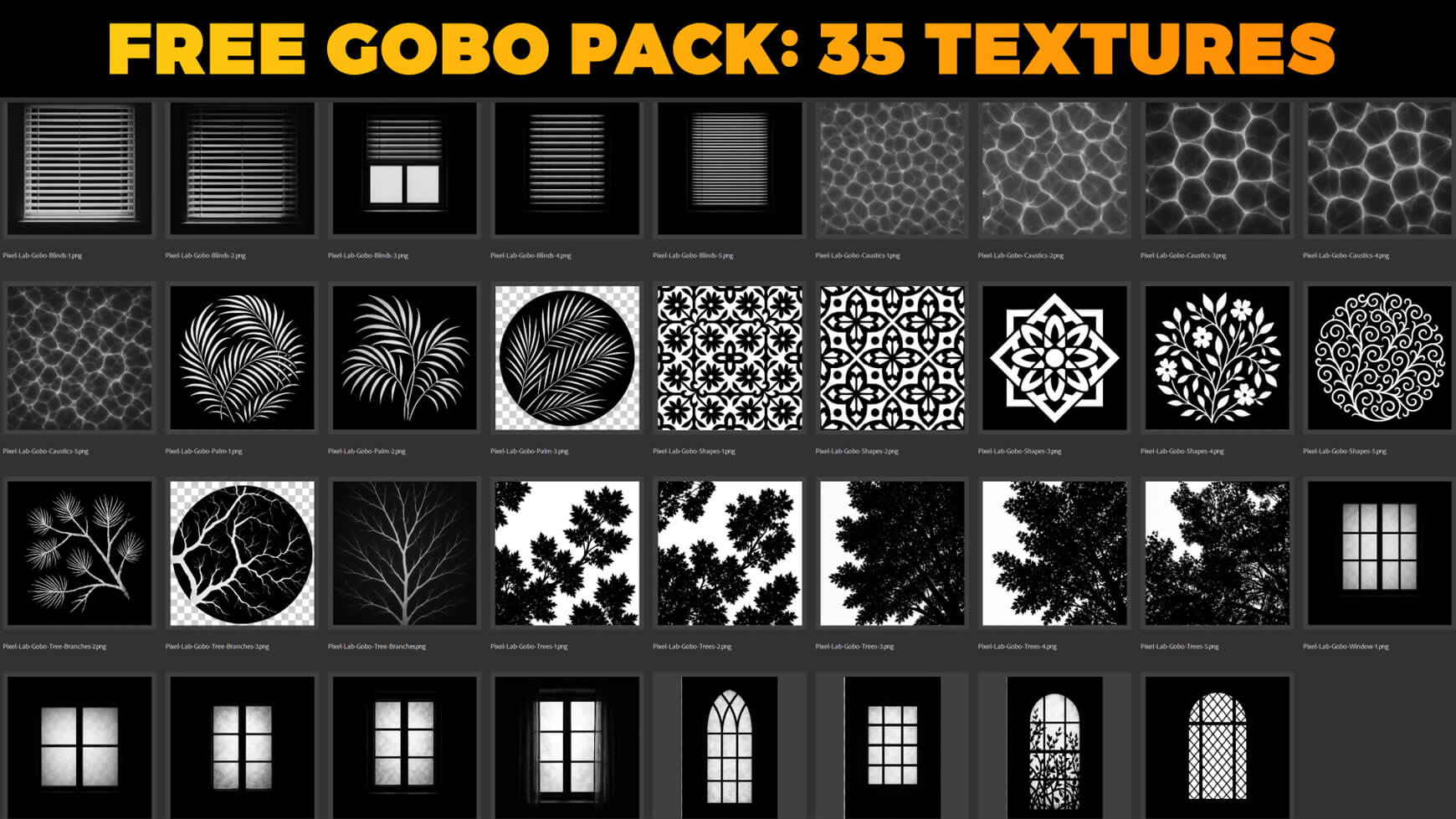 How to Use Gobos in Cinema 4D Redshift Free C4D