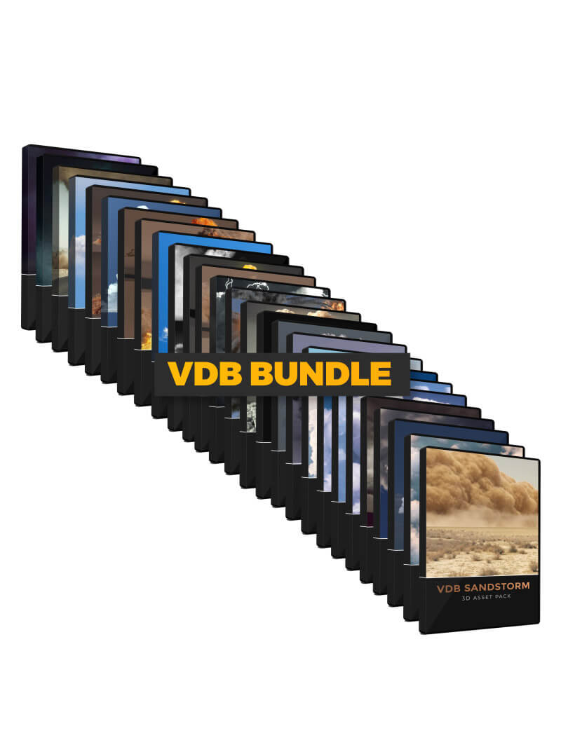 VDB Smoke Sandstorm VFX 3D Assets