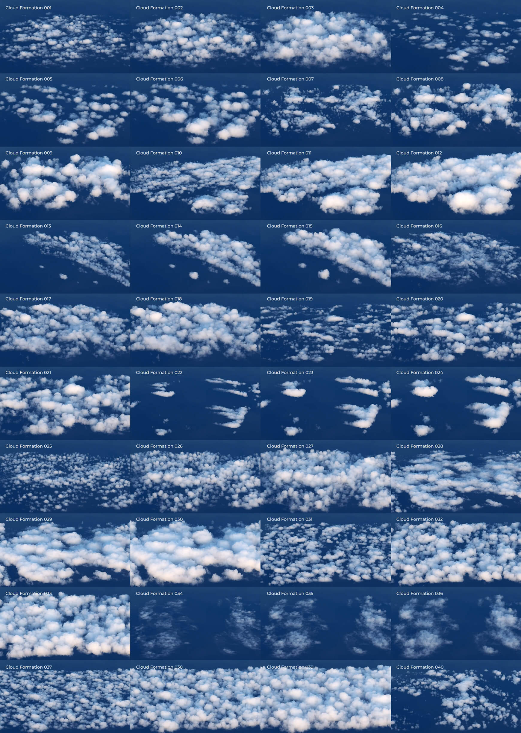 VDB Cloud 3D Asset Volume Formations