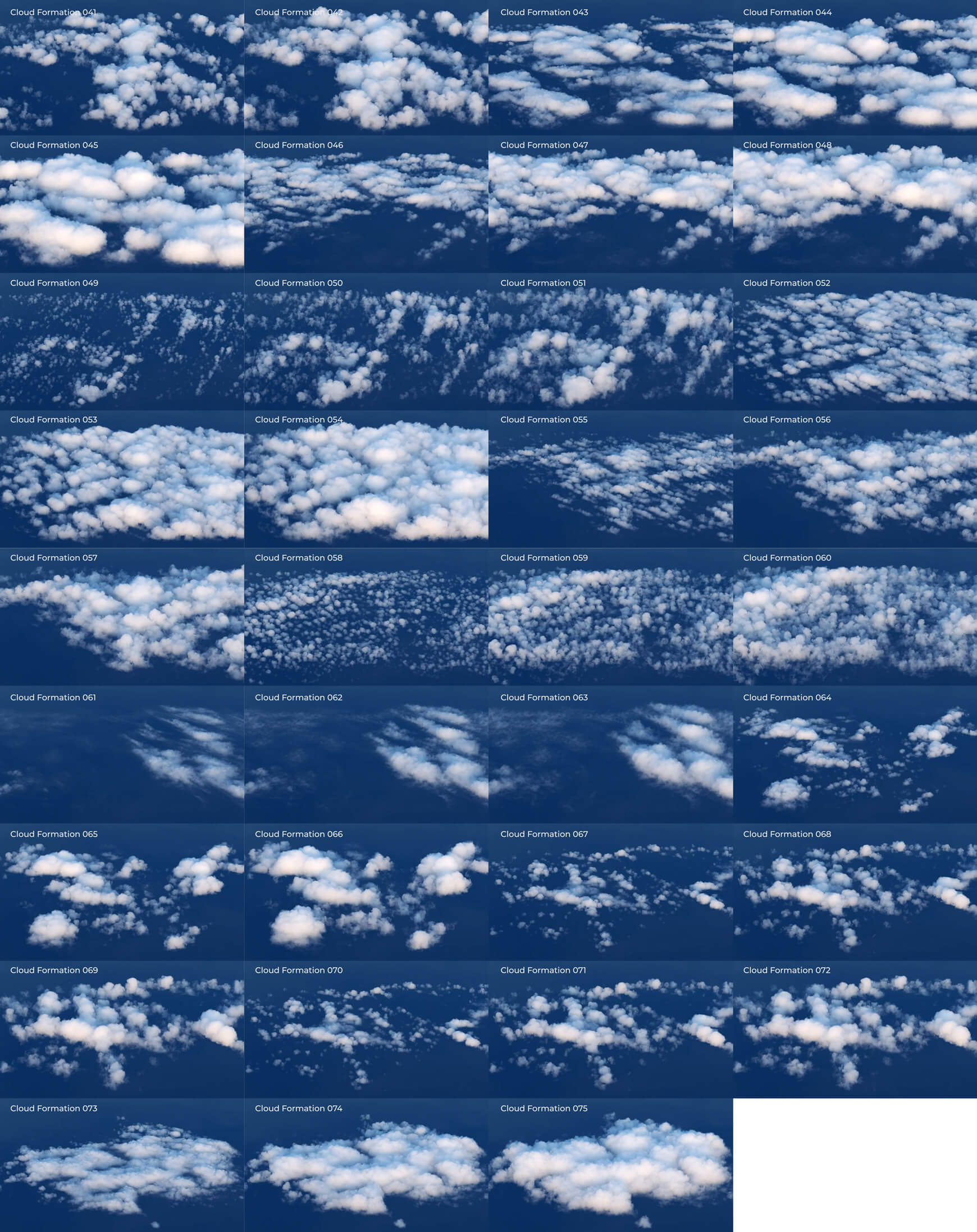 VDB Cloud 3D Asset Volume Formations VFX