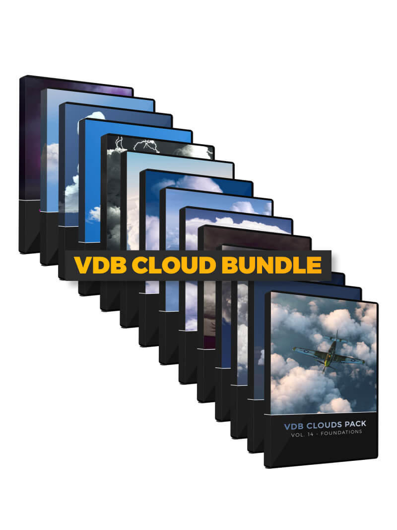 VDB Cloud Bundle DVD VFX Elements Pixel Lab