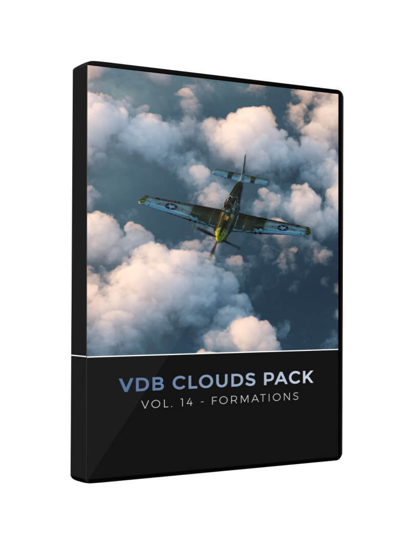 VDB Cloud 3D Asset Volume Formations VFX
