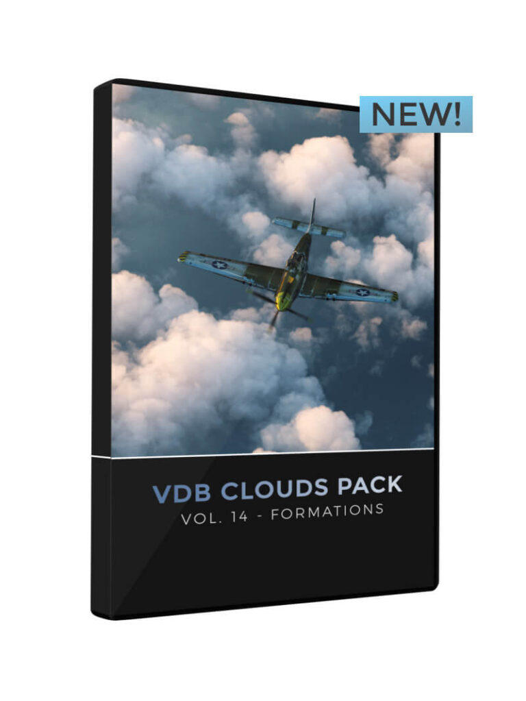 VDB Cloud 3D Asset Volume Formations VFX