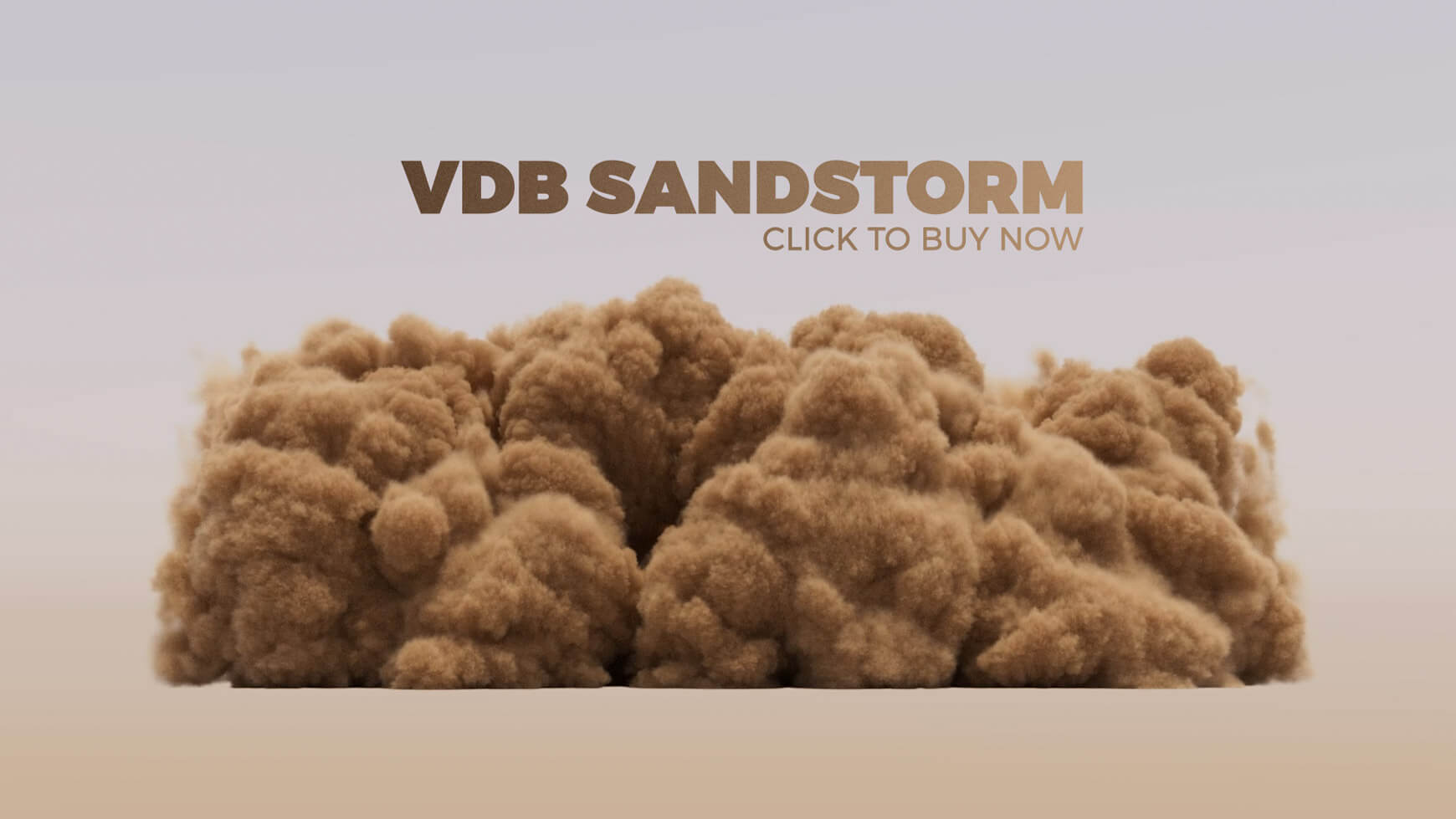 VDB Smoke Sandstorm VFX 3D Assets
