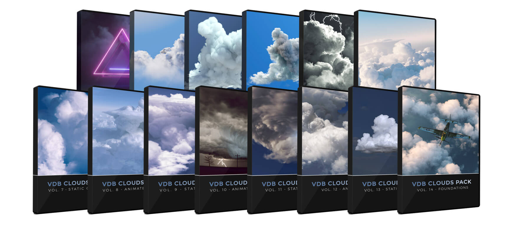 VDB Cloud Bundle DVD VFX Elements Pixel Lab