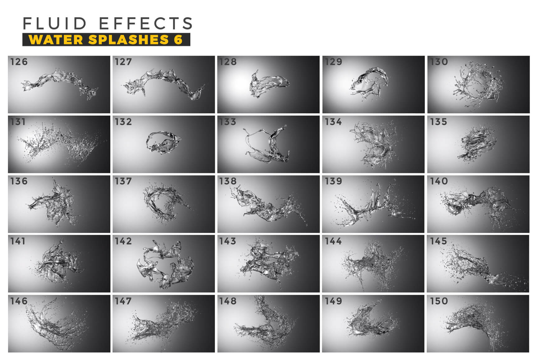 Fluid Effects Splashes 6