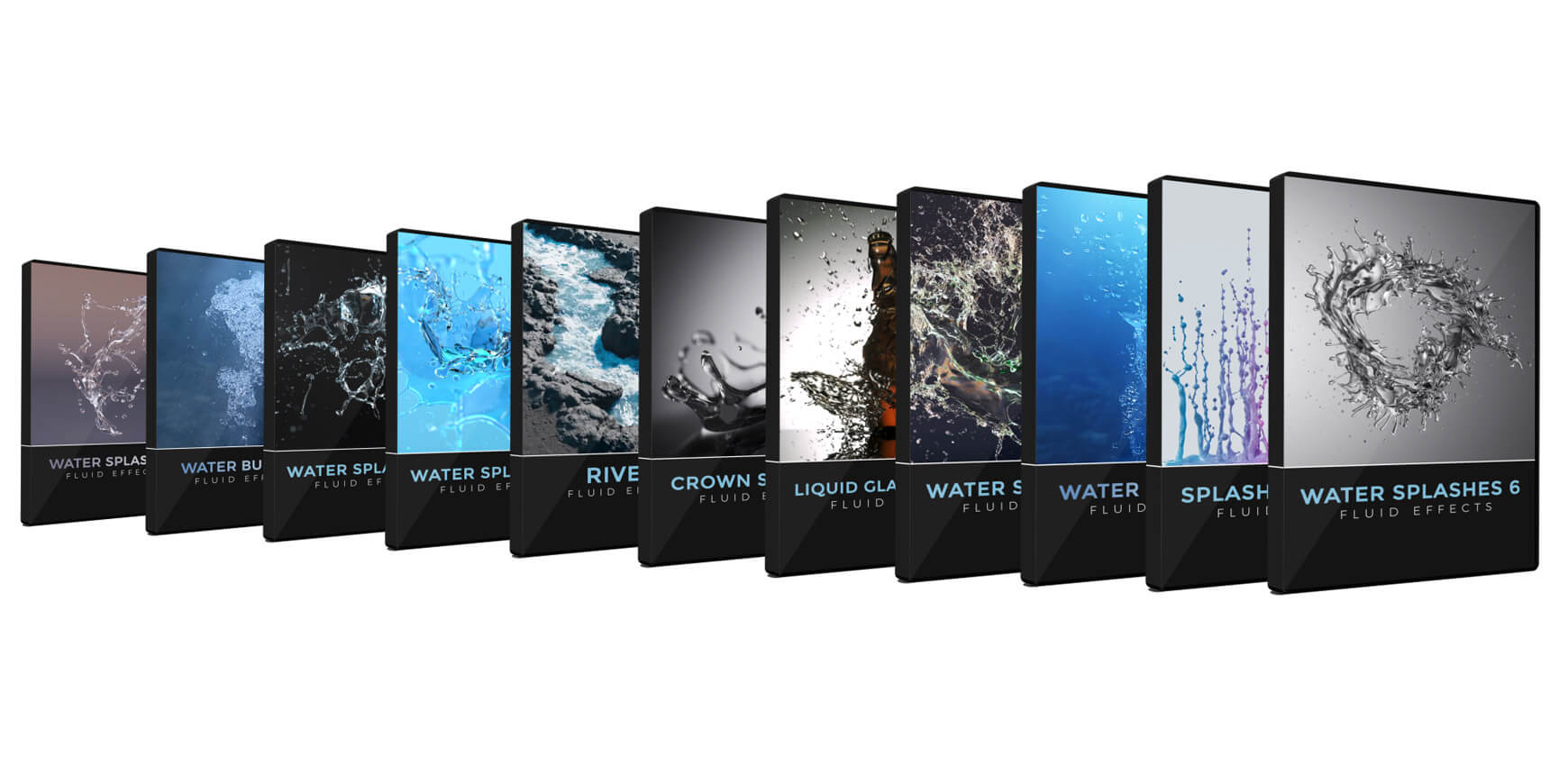 Fluid Effects VFX 3D Animated Assets Bundle