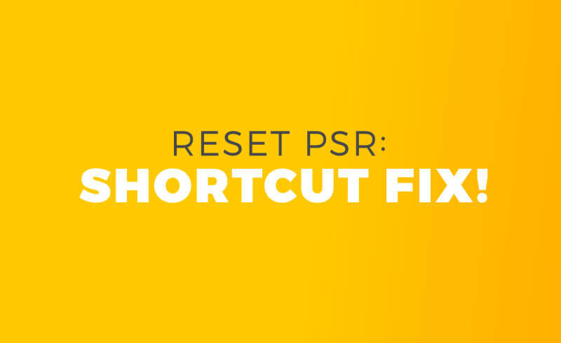 Reset PSR Cinema 4D Tutorial Tut Quick Tip