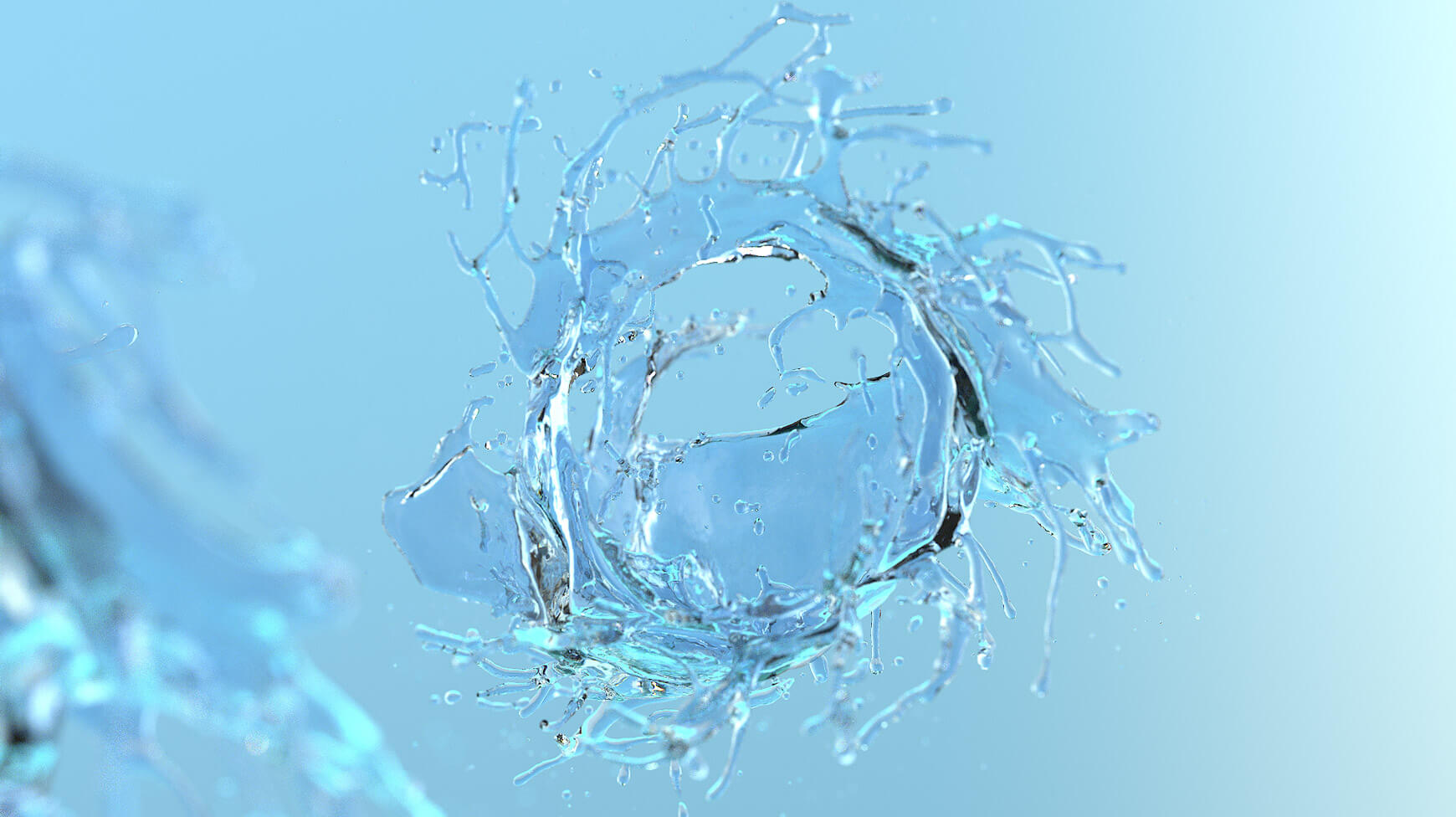 Water Splashes VFX Fluid Effects Animated 6