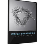 Water Splashes VFX Fluid Effects Animated 6