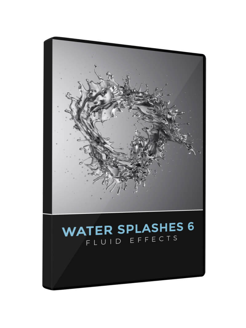 Water Splashes VFX Fluid Effects Animated 6