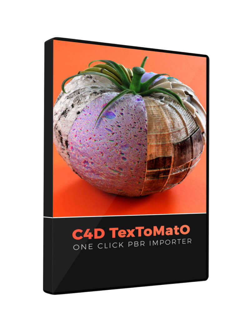 C4D TexToMatO One Click PBR Material Importer Cinema 4D Redshift