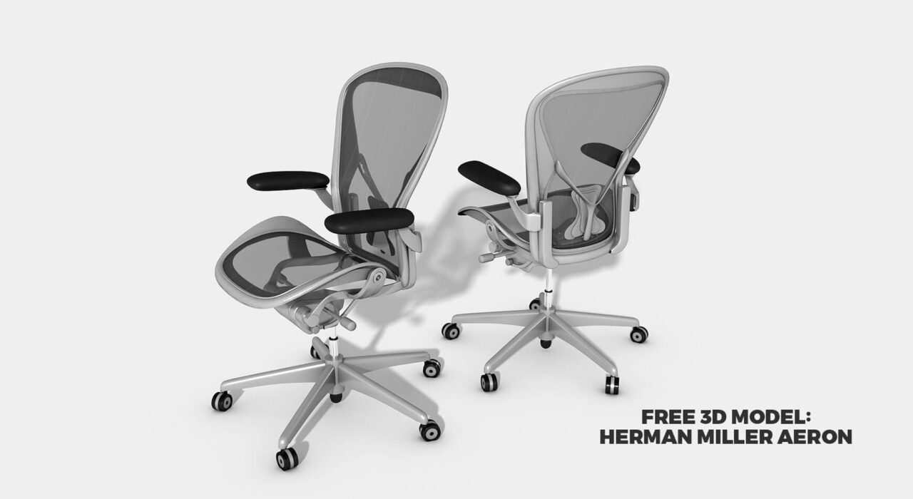 Free 3D Model Chair Herman Miller Aeron
