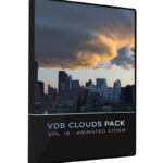 VDB Storm Clouds VFX 3D Assets Pixel Lab
