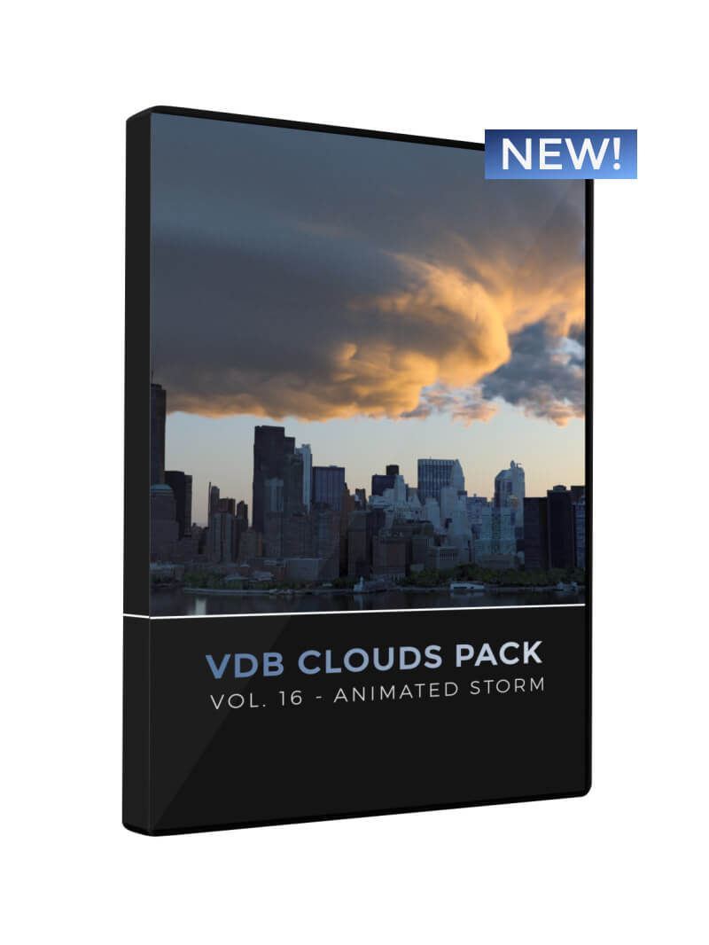 VDB Storm Clouds VFX 3D Assets Pixel Lab