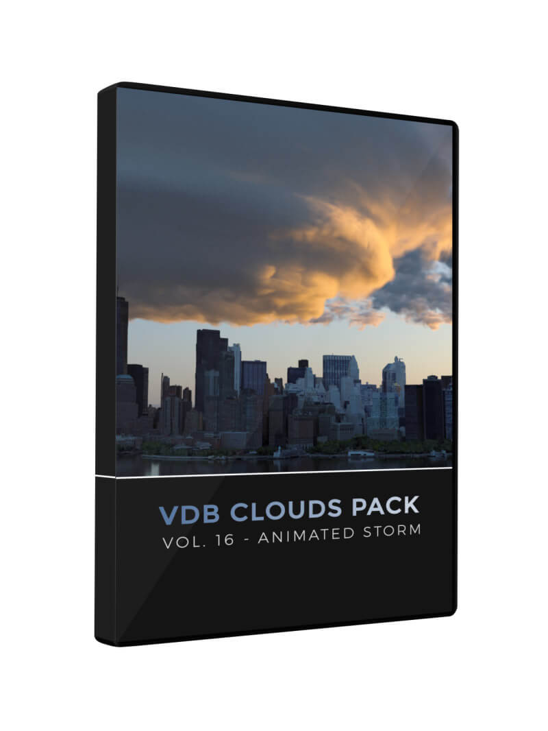 VDB Storm Clouds VFX 3D Assets Pixel Lab