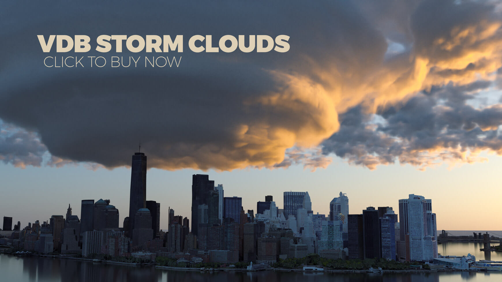 VDB Storm Clouds VFX 3D Assets Pixel Lab