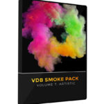 VDB Smoke Pack 7 Colored Artistic OpenVDB Asset