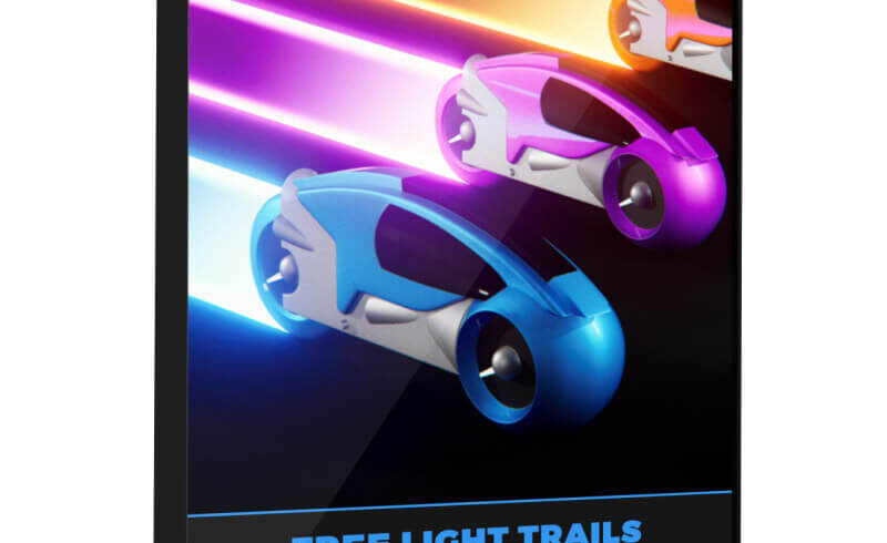 Free Unreal Engine UE Light Trails Asset