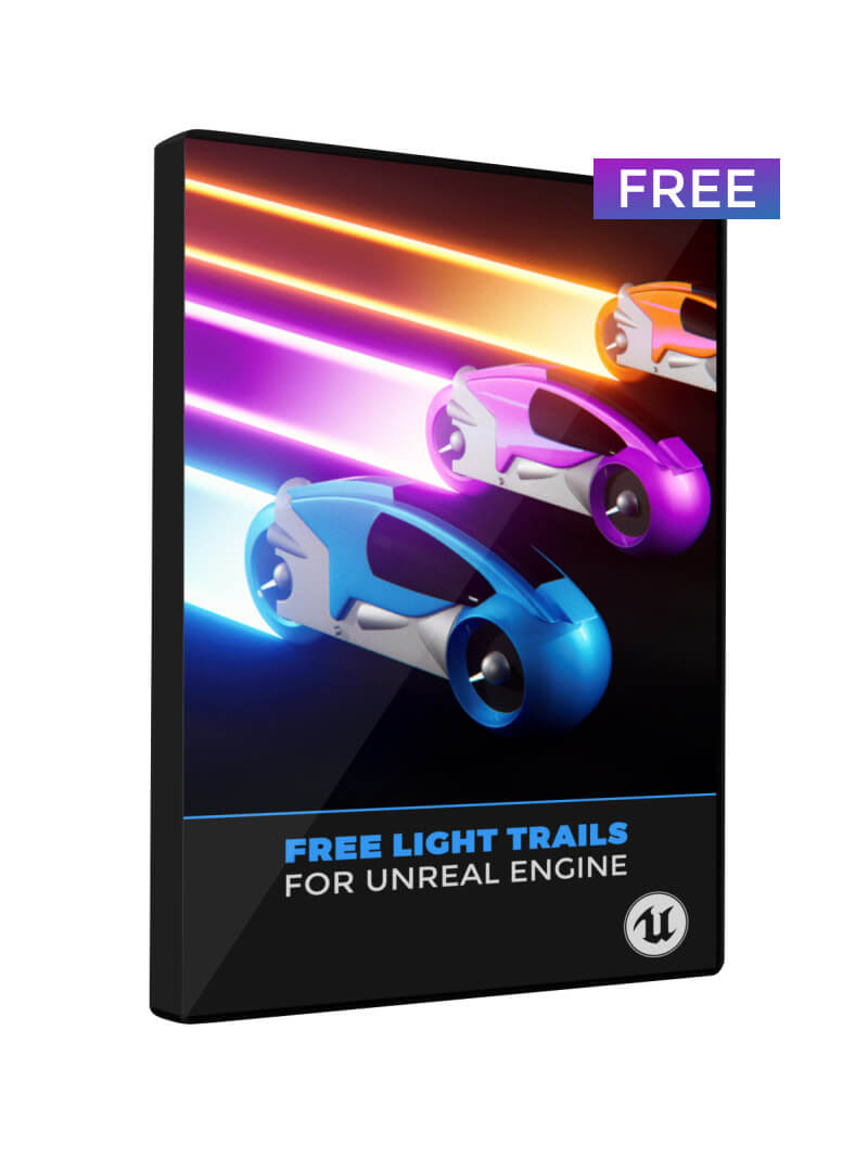Free Unreal Engine UE Light Trails Asset