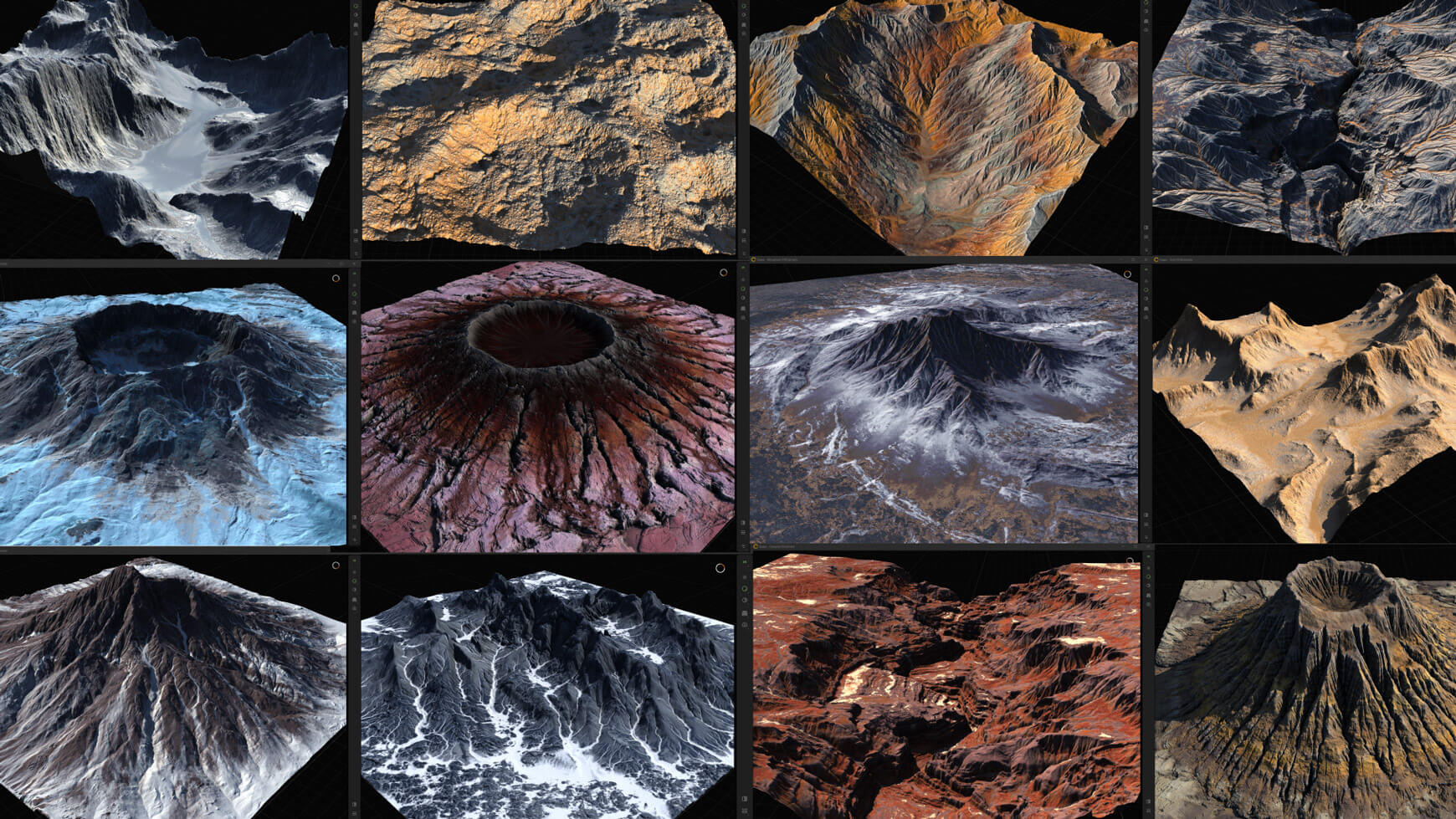 Free Gaea 3D Terrain Files Landscapes