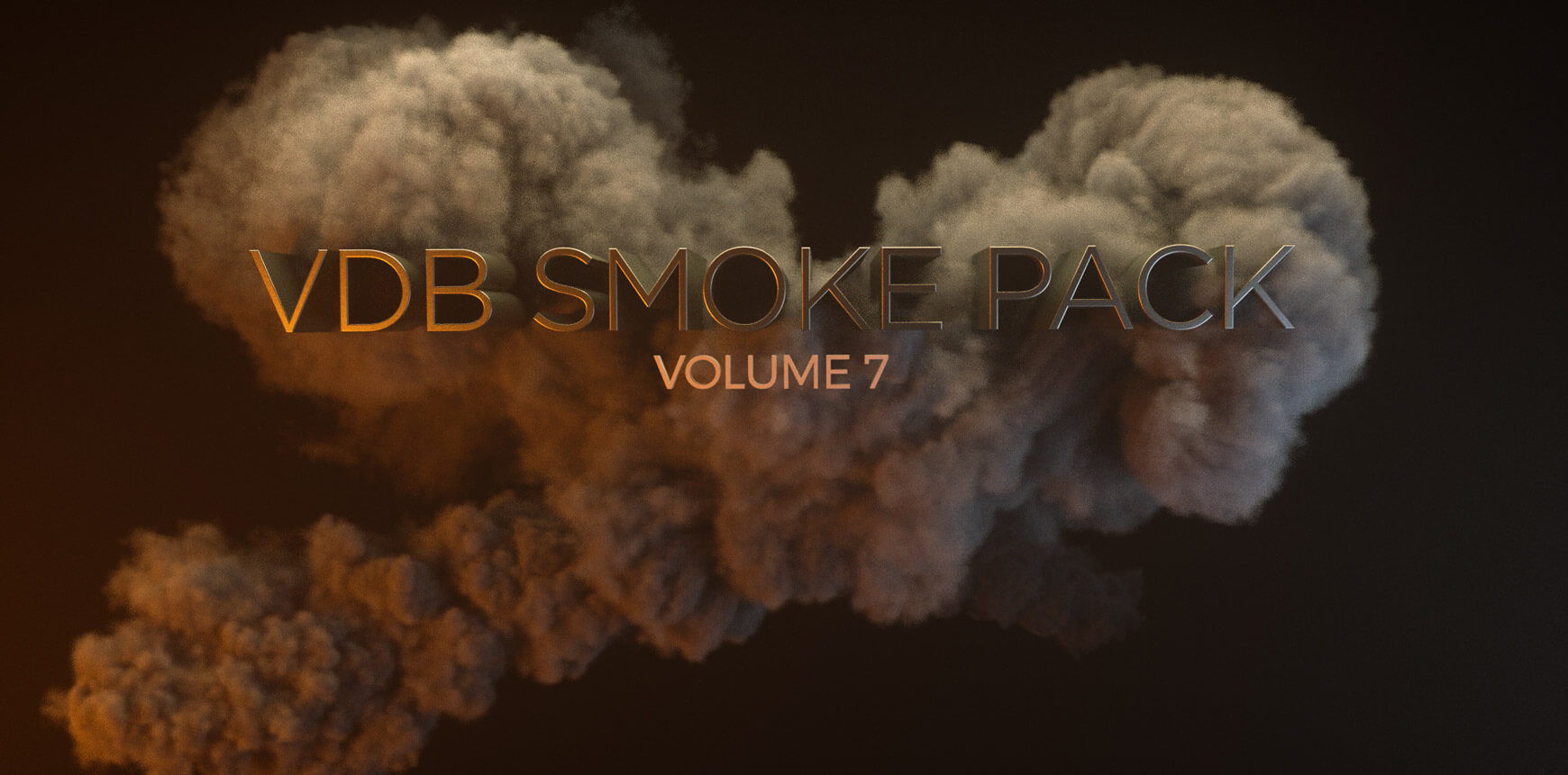 VDB Smoke Pack 7 Colored Artistic OpenVDB Asset