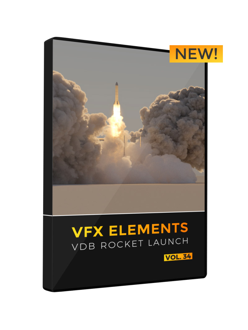 VFX Elements VDB Rocket Launch