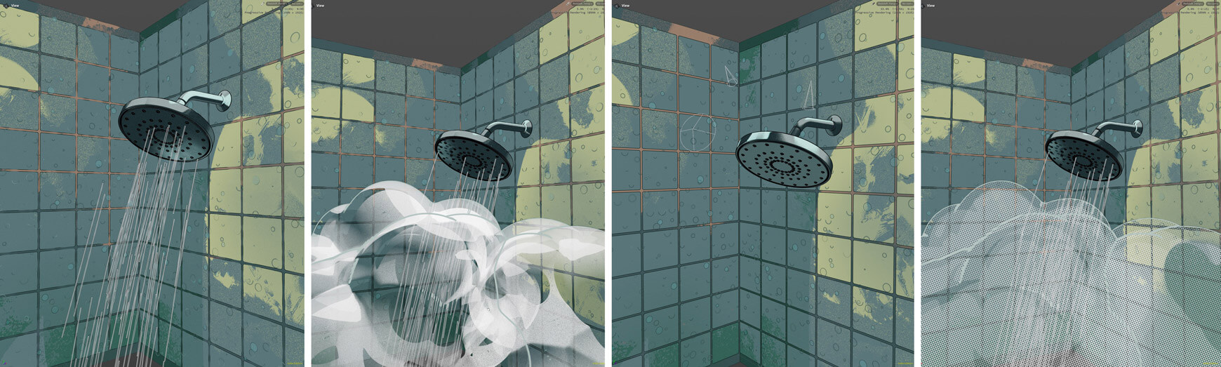 Toon Studio Shader Textures for Houdini Redshift Materials