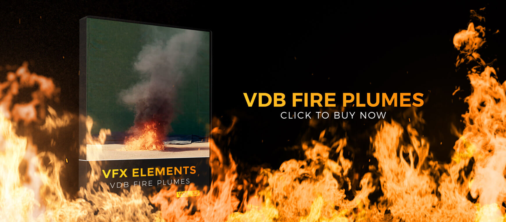 VFX Elements 3D Fire Plumes DVD