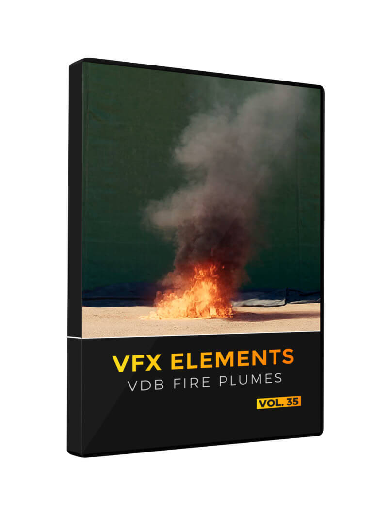 VFX Elements 3D Fire Plumes DVD