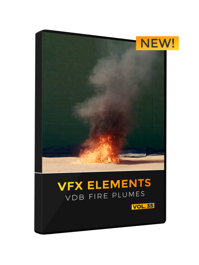 VFX Elements 3D Fire Plumes DVD