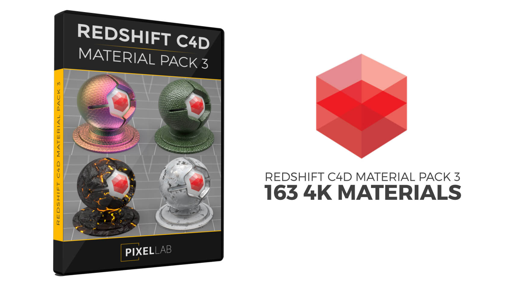 Cinema 4D Redshift Material Pack 3
