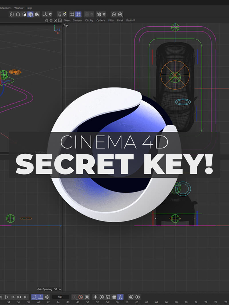 Cinema 4D Tutorial Snapping or Changing Camera Views Shortcut