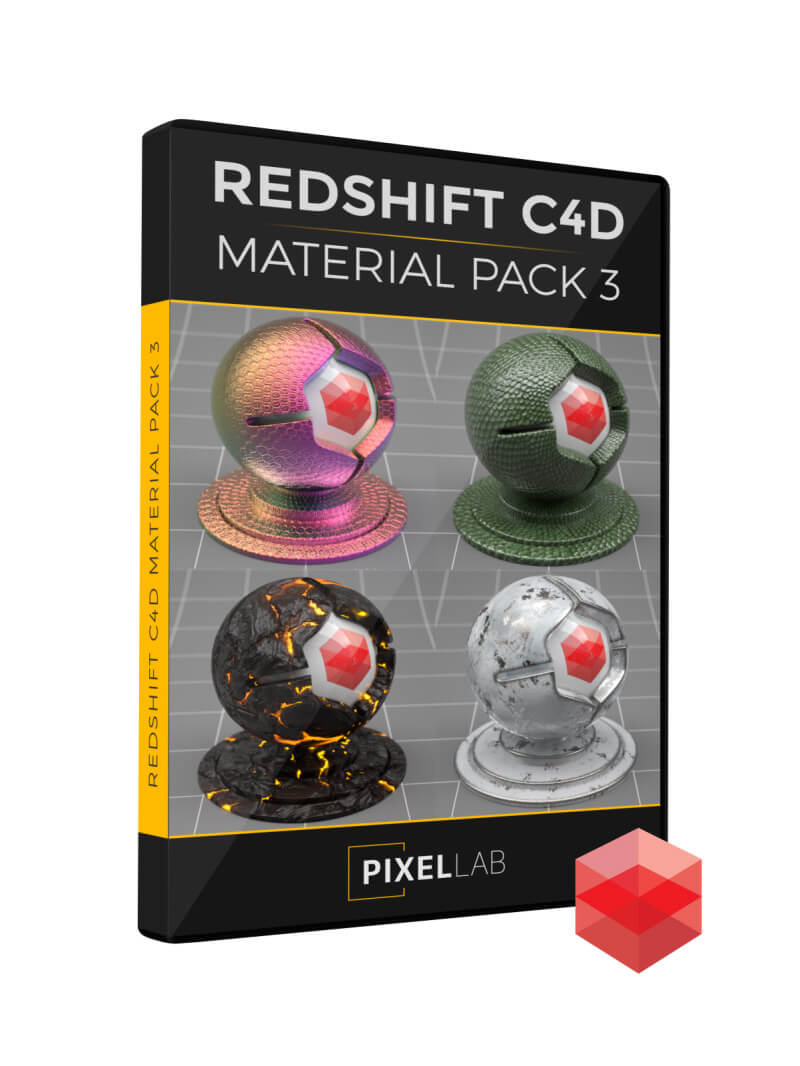 Cinema 4D Redshift Material Pack 3