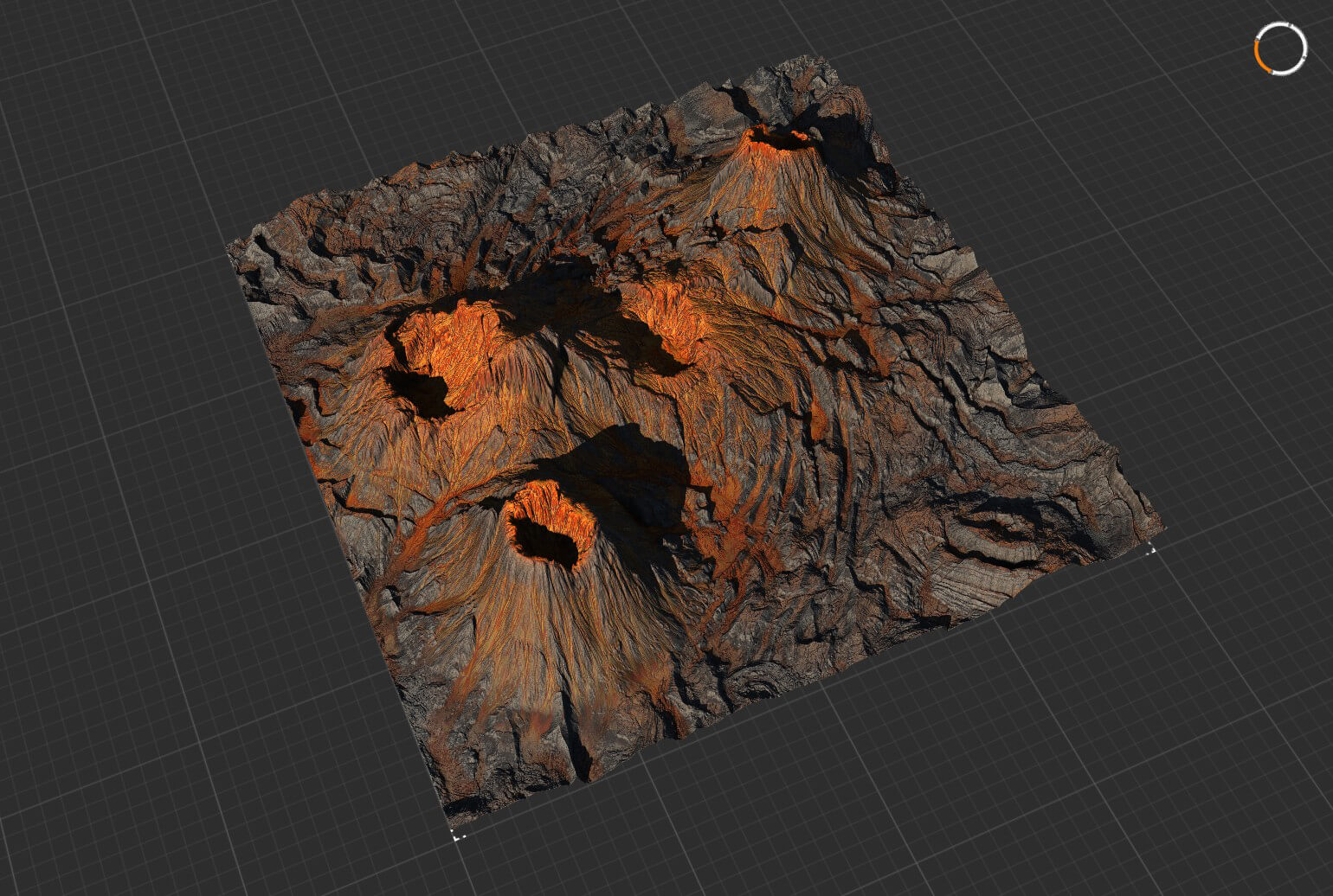 The Pixel Lab Volcano Texture Models and Materials