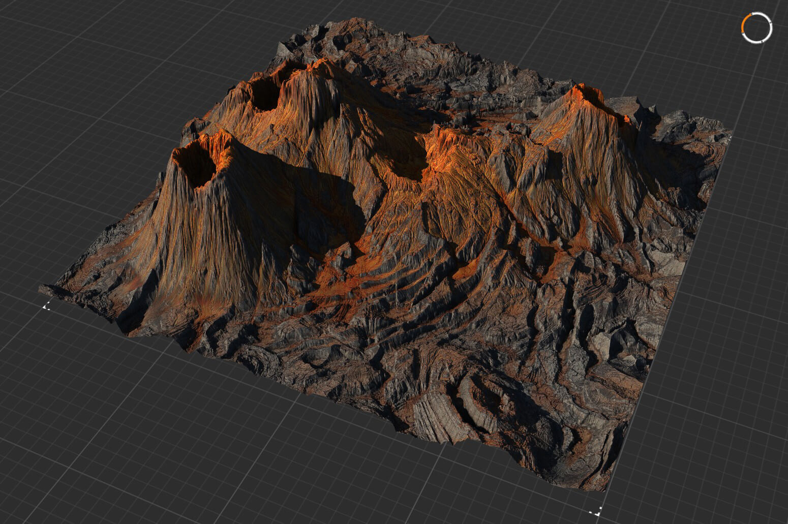 The Pixel Lab Volcano Texture Models and Materials