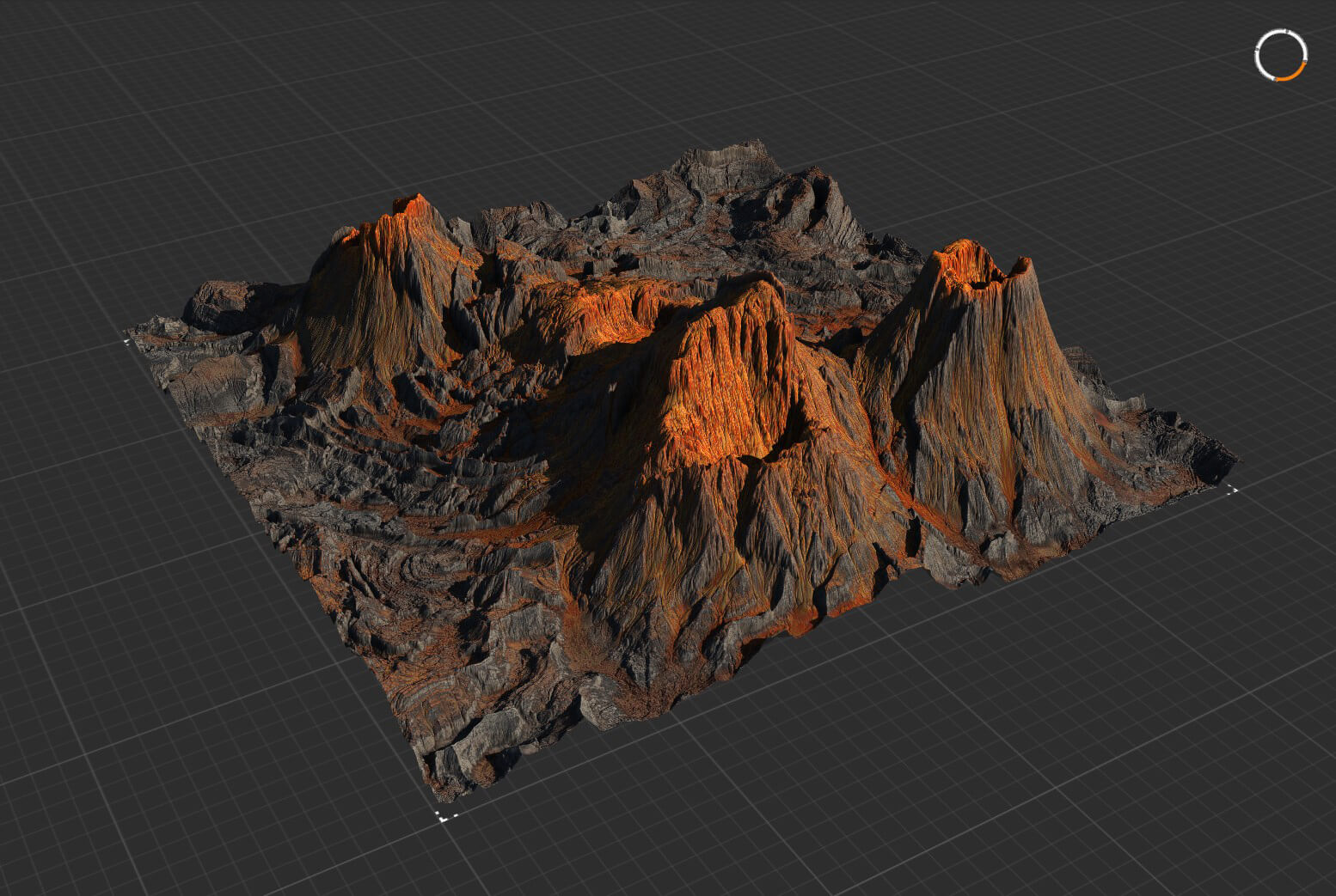 The Pixel Lab Volcano Texture Models and Materials