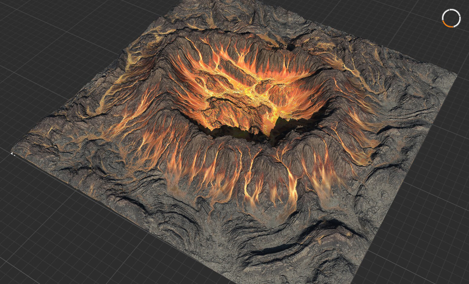 The Pixel Lab Volcano Texture Models and Materials