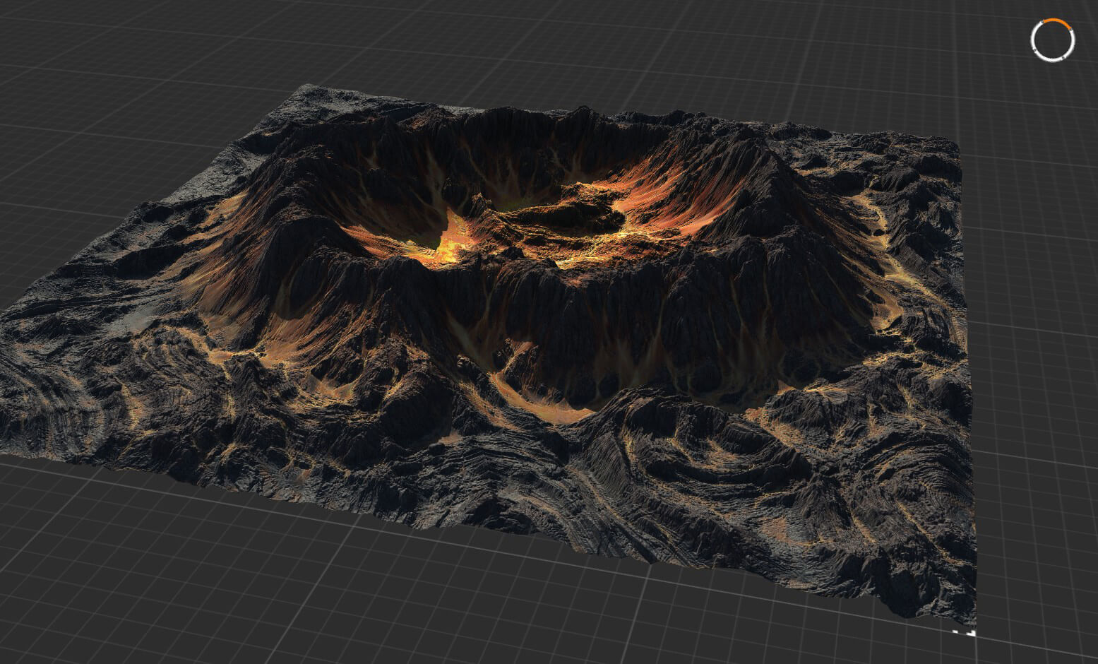 The Pixel Lab Volcano Texture Models and Materials