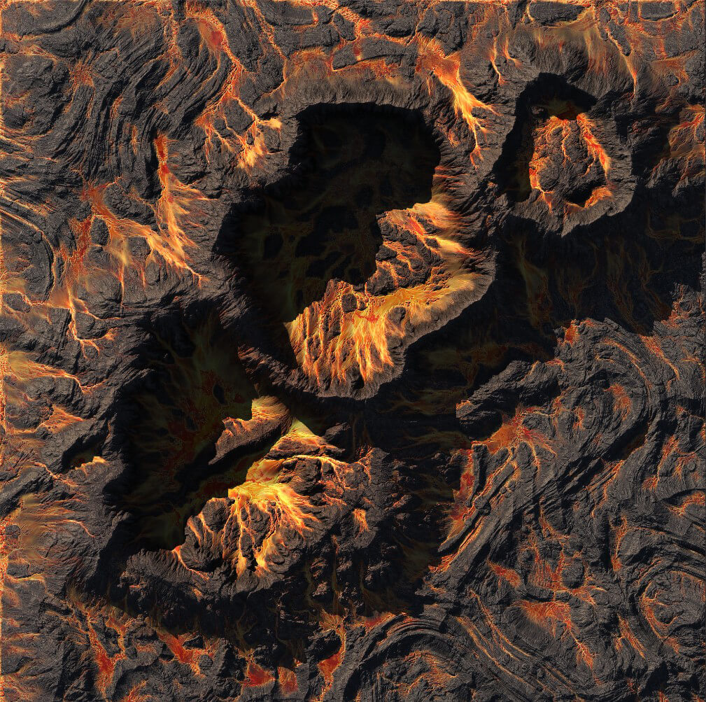 The Pixel Lab Volcano Texture Models and Materials