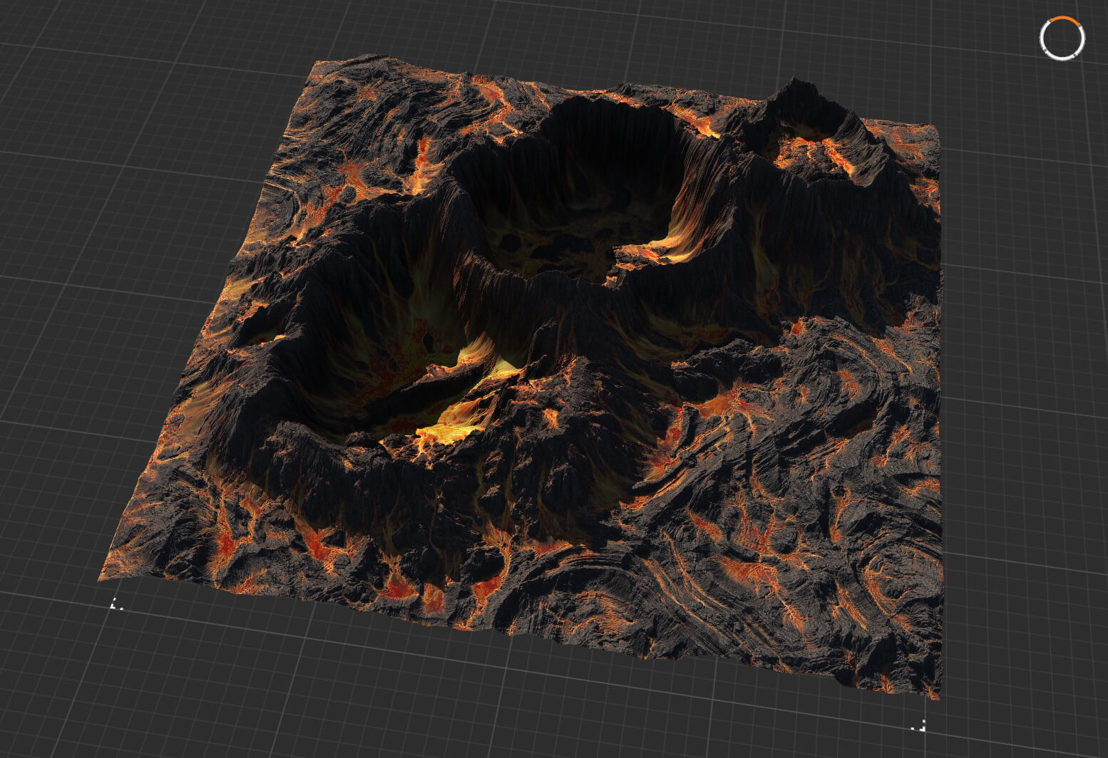 The Pixel Lab Volcano Texture Models and Materials