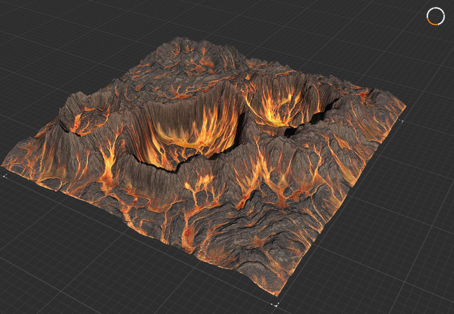 The Pixel Lab Volcano Texture Models and Materials