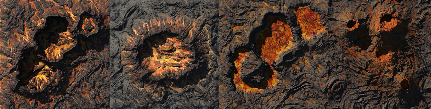 The Pixel Lab Volcano Texture Models and Materials