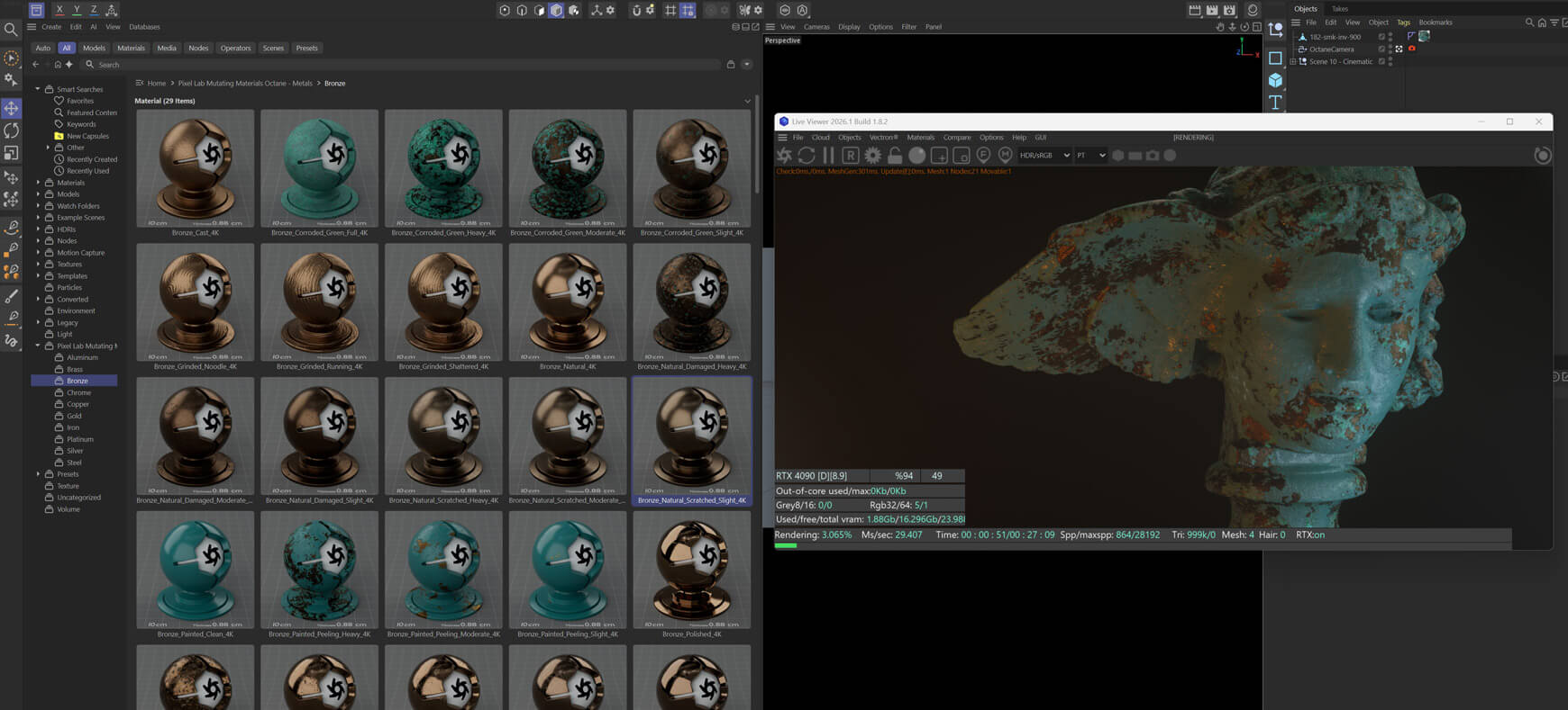 Octane Mutating Materials Pack Metals Texture Pack