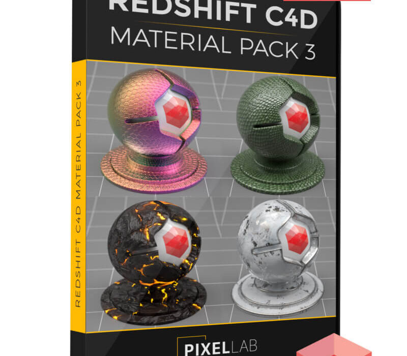 Free Pixel Lab Redshift Material Pack 3 Textures