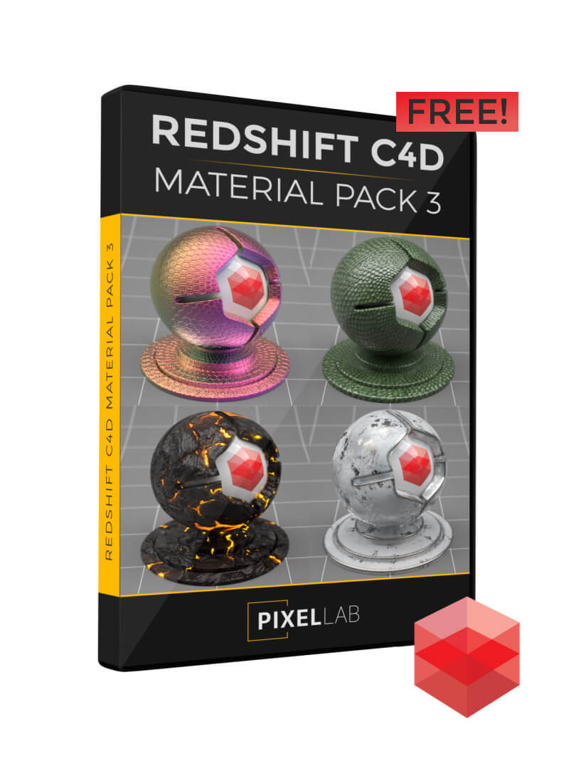 Free Pixel Lab Redshift Material Pack 3 Textures