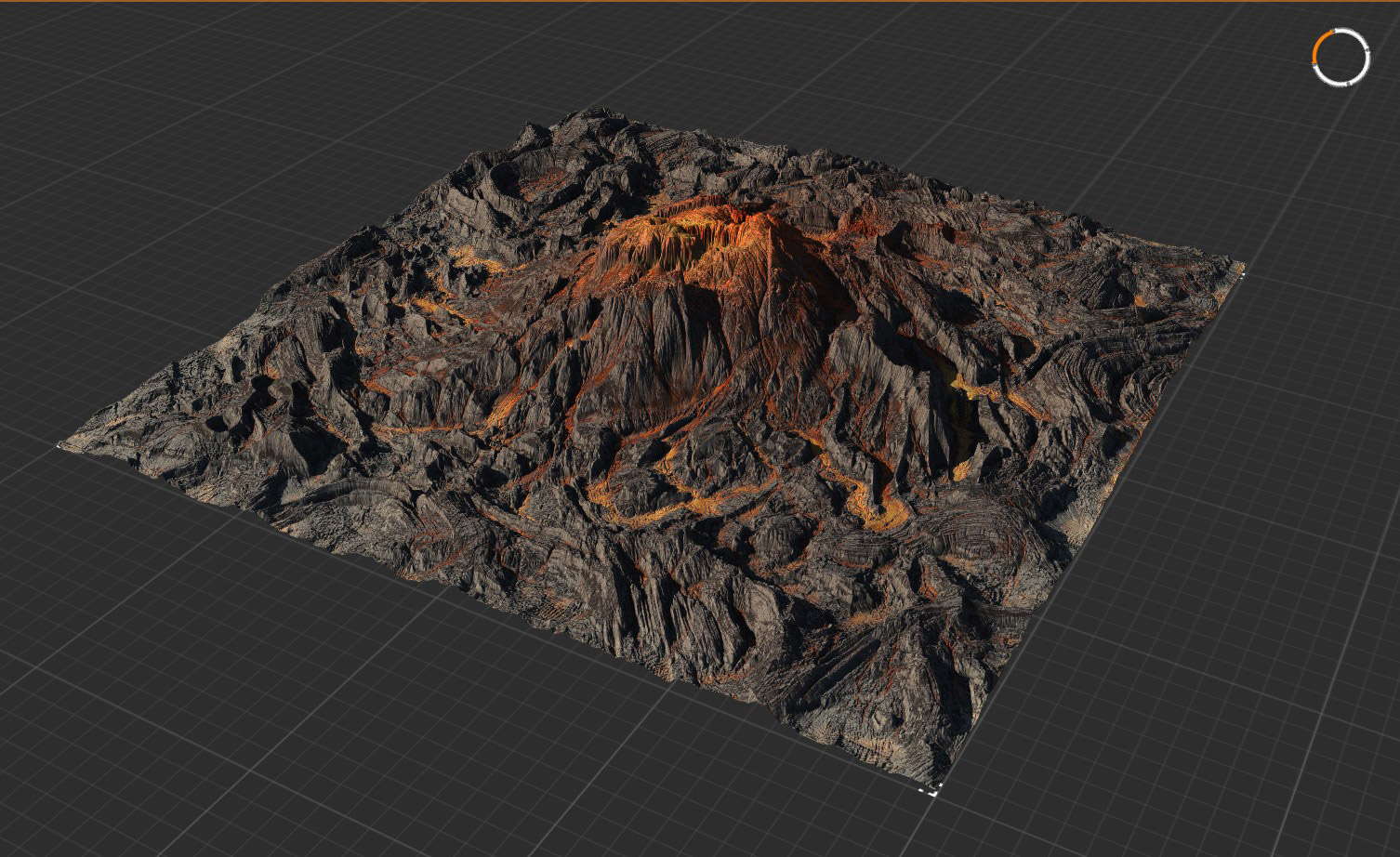 The Pixel Lab Volcano Texture Model B